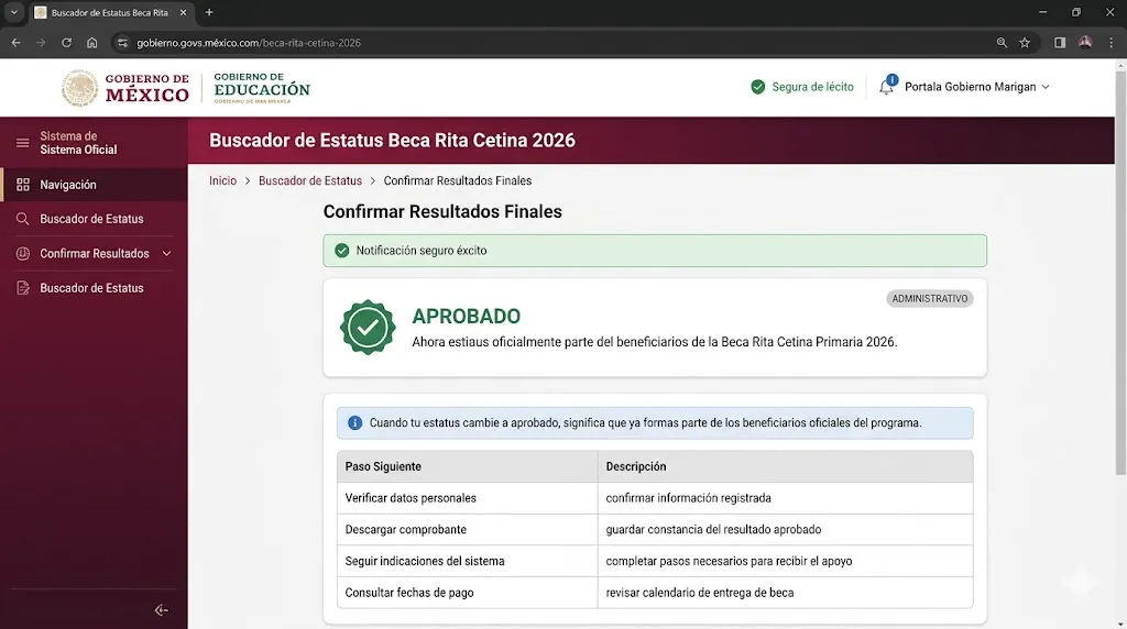 Confirmar Resultados Finales