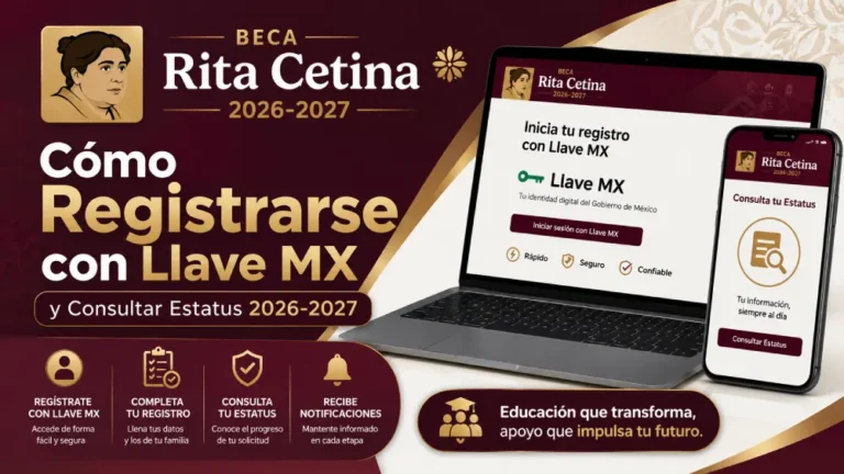 Cómo Registrarse con Llave MX y Consultar Estatus 2026-2027