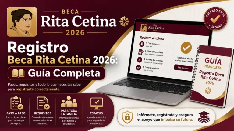 Registro Beca Rita Cetina 2026: Guía Completa